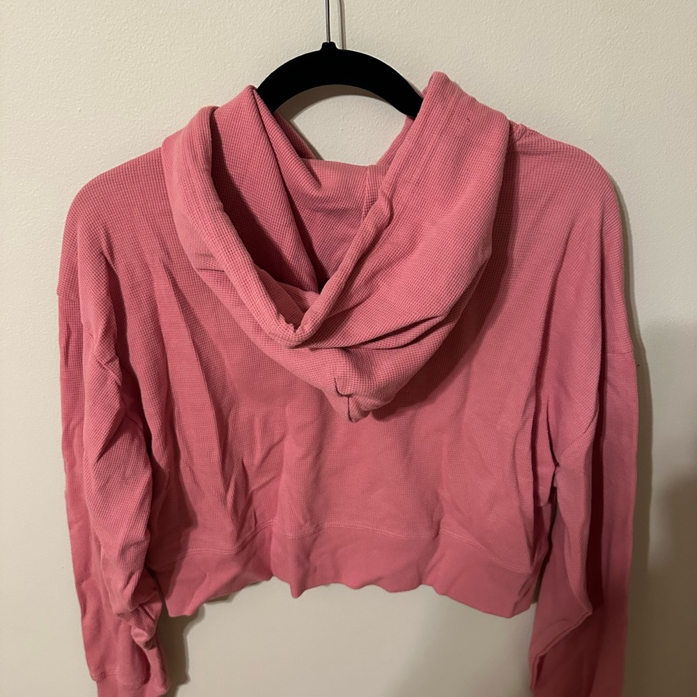 Aritzia Sunday Best Pink Waffle Knit Set - Picture 3 of 5